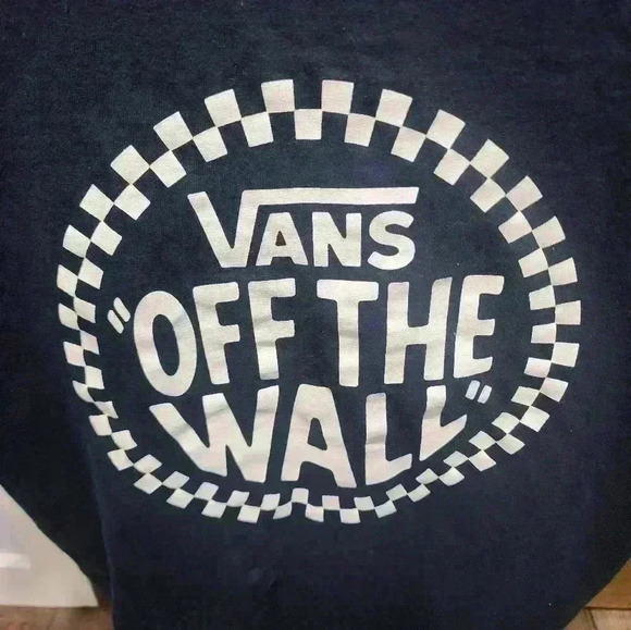 Vans Men’s Off The Wall Tshirt Large Navy Blue - Picture 4 of 6